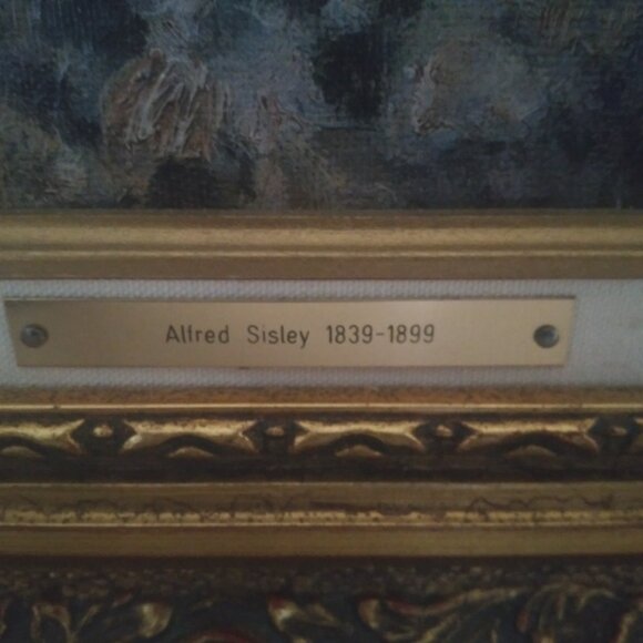 Alfred Sisley Le Brouillard Voisins Framed Painting 1974 Artagraph Edition 25x19 - Picture 3 of 13